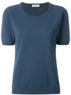 Le Tricot Perugia Scoop Neck T-shirt - Blue