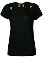 No21 Embellished T-shirt - Black