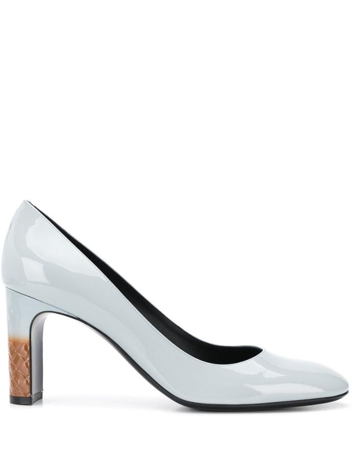 Bottega Veneta Isabella Patent Leather Pumps - Blue