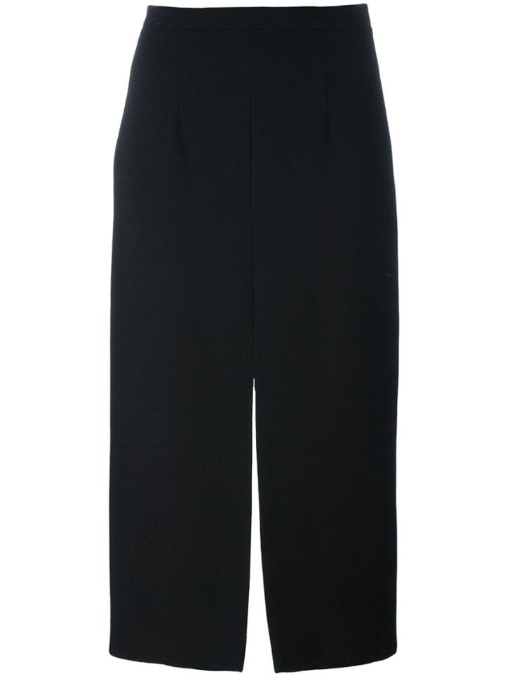 Marco De Vincenzo Slit Midi Skirt - Black