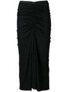 Marco De Vincenzo Slit Midi Skirt - Black