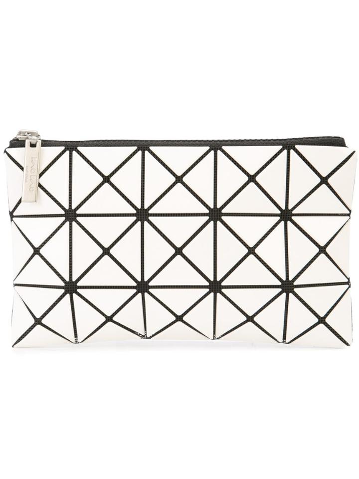 Bao Bao Issey Miyake Geometric Clutch Bag - White