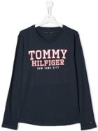 Tommy Hilfiger Junior Logo Print T-shirt - Blue