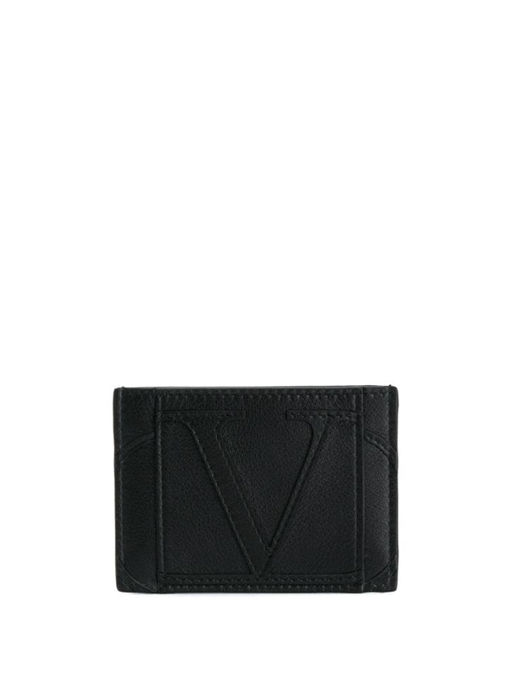 Valentino Go Logo Cardholder - Black