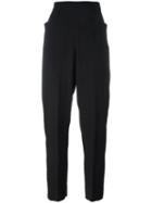 Moschino Vintage High-waisted Trousers, Women's, Size: 42, Black