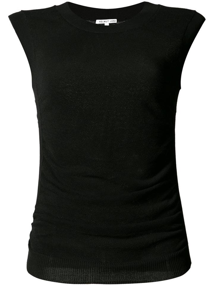 Helmut Lang Knitted Tank, Women's, Size: Xs, Black, Silk/nylon