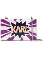 Karl Lagerfeld 'k/pop' Clutch, Women's, Blue