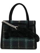 Miu Miu Checked Tote - Green