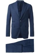 Tagliatore - Slim-cut Suit - Men - Cupro/virgin Wool - 50, Blue, Cupro/virgin Wool