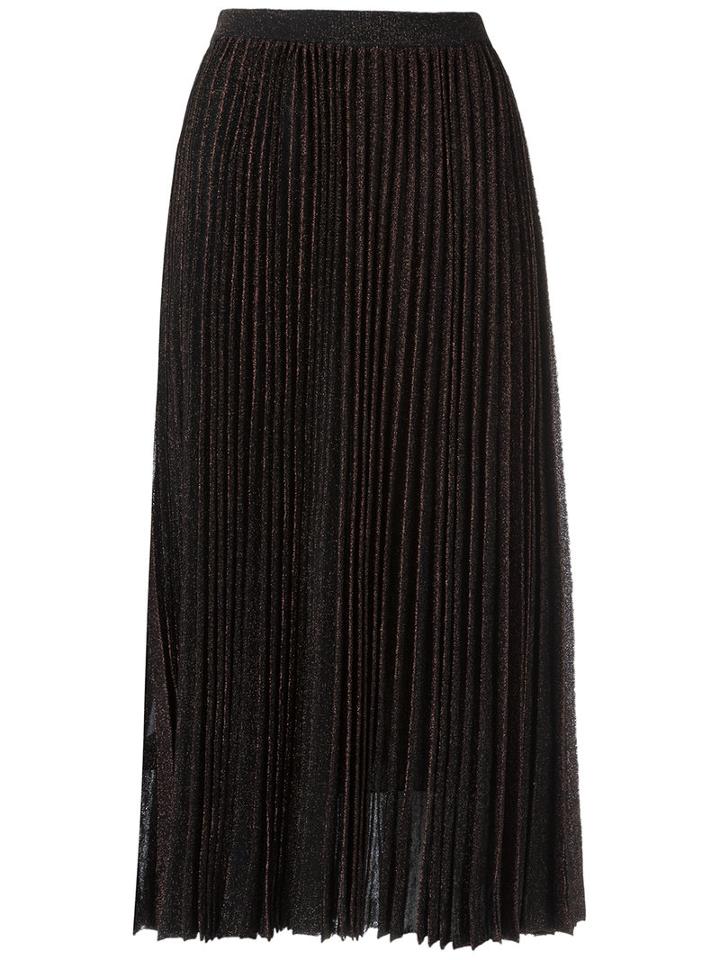 Gig - Midi Knitted Skirt - Women - Polyester - G, Black, Polyester