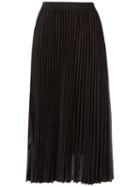 Gig - Midi Knitted Skirt - Women - Polyester - G, Black, Polyester