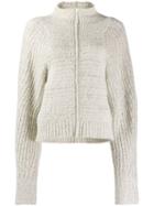 Isabel Marant Oversized High-neck Sweater - Neutrals