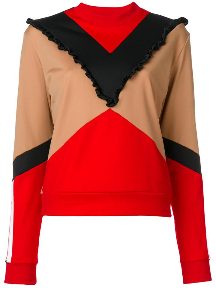 Msgm Colour Block Top - Nude & Neutrals