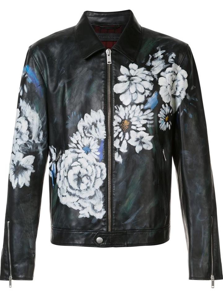 Alexander Mcqueen Floral Print Jacket