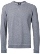 Kent & Curwen Knit Panel Sweatshirt, Men's, Size: Large, Grey, Cotton/spandex/elastane