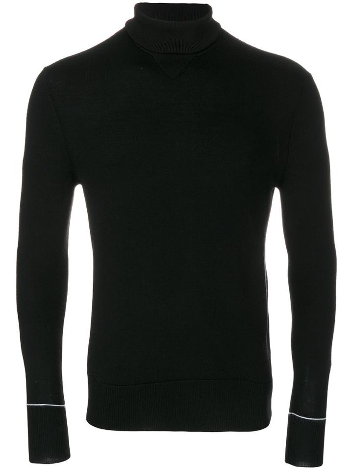 Neil Barrett Roll Neck Jumper - Black