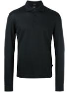 Boss Hugo Boss Longsleeved Polo Shirt, Men's, Size: Small, Black, Cotton