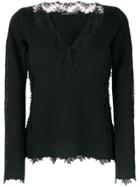 Ermanno Scervino Lace Layer Blouse - Black