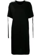 Yohji Yamamoto Side Tape T-shirt Dress - Black