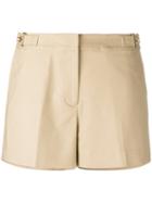 Michael Michael Kors - Tailored Shorts - Women - Cotton/spandex/elastane - 0, Nude/neutrals, Cotton/spandex/elastane