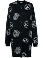 Mcq Alexander Mcqueen Printed Sweatshirt Dress - Black