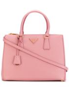 Prada Large Galleria Handbag - Pink & Purple