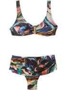 Lygia & Nanny Printed Bikini Set, Women's, Size: 48, Polyamide