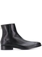 Ps Paul Smith Smooth Ankle Boots - Black
