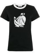 Lanvin Mother And Child Print T-shirt - Black