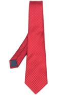 Lanvin Checked Tie - Red