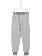 Opililai Striped Trim Track Pants, Boy's, Size: 6 Yrs, Grey