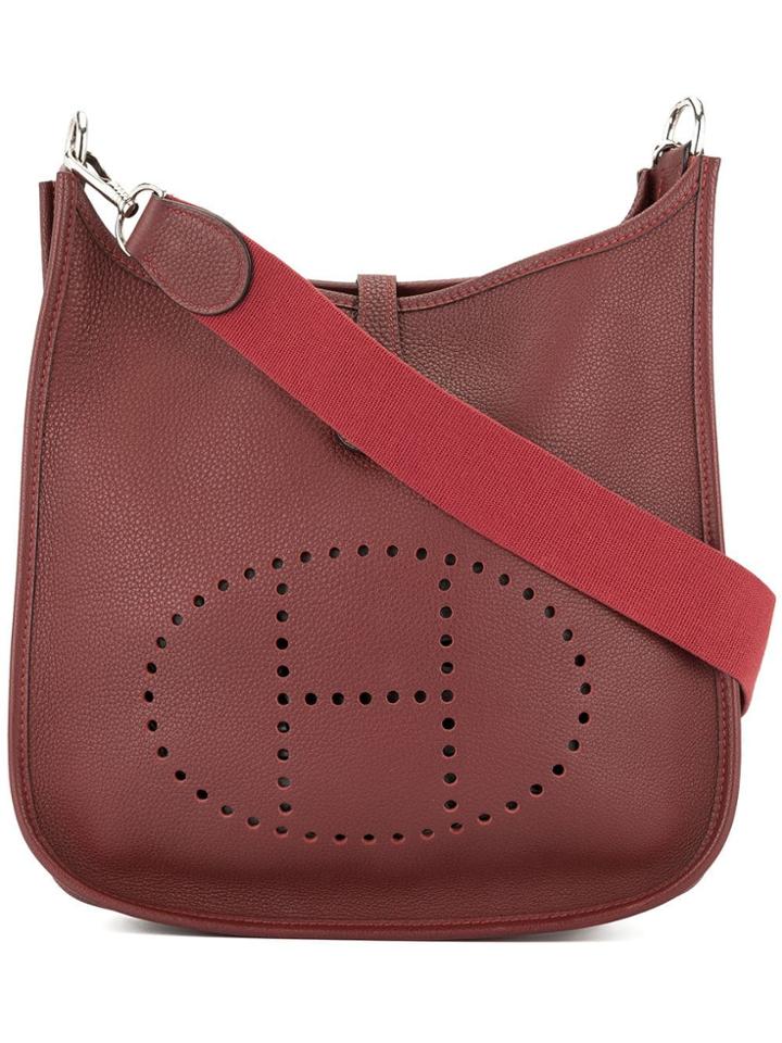 Hermès Vintage Evelyne Pm Bag - Red