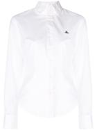 Vivienne Westwood Orb Embroidered Shirt - White