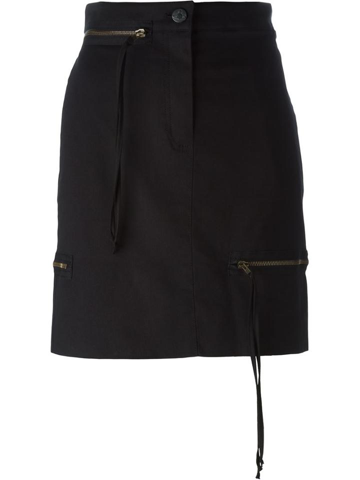 Vivienne Westwood Anglomania Zip Detail Mini Skirt