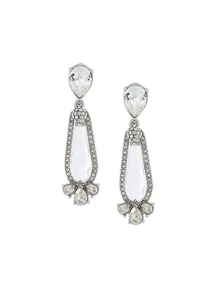 Oscar De La Renta Pendant Earrings