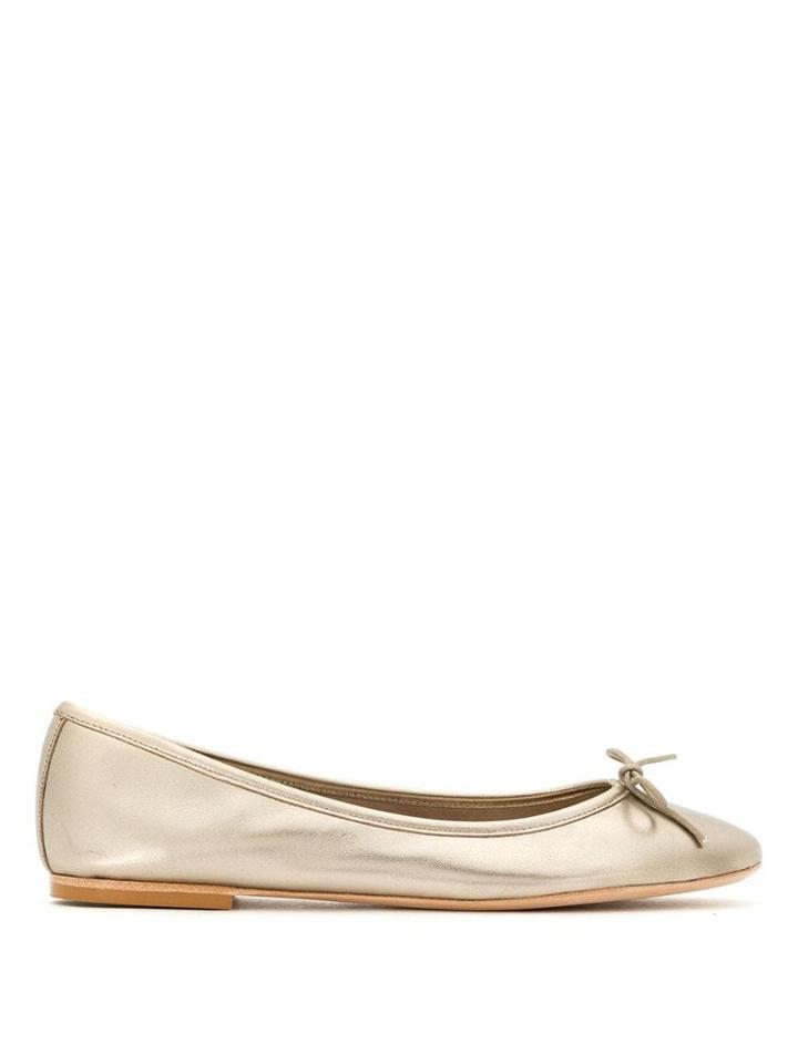 Sarah Chofakian Sarita Leather Ballerinas - Neutrals