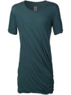 Rick Owens Draped T-shirt, Men's, Size: Medium, Blue, Acetate