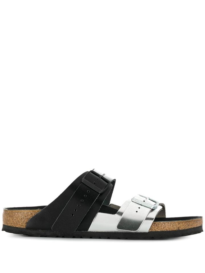 Rick Owens Two Tone Slides - Black