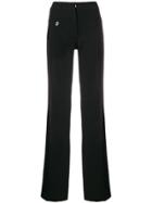 Carven Side Striped Trousers - Black