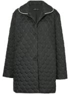 Zambesi Quilted Oversize Coat - Black