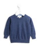 Cashmirino Round Neck Jumper, Infant Boy's, Size: 9 Mth, Blue