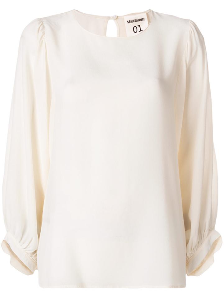 Semicouture Ballerina Blouse - White