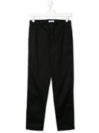 Dondup Kids Drawstring-waist Trousers - Black