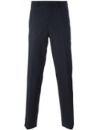 Kenzo Straight Leg Trousers, Men's, Size: 54, Blue, Spandex/elastane/wool