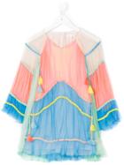 Chloé Kids - Flared Blockcolour Dress - Kids - Silk/viscose - 4 Yrs
