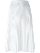 Joseph Pleated Skirt, Women's, Size: 38, White, Cotton