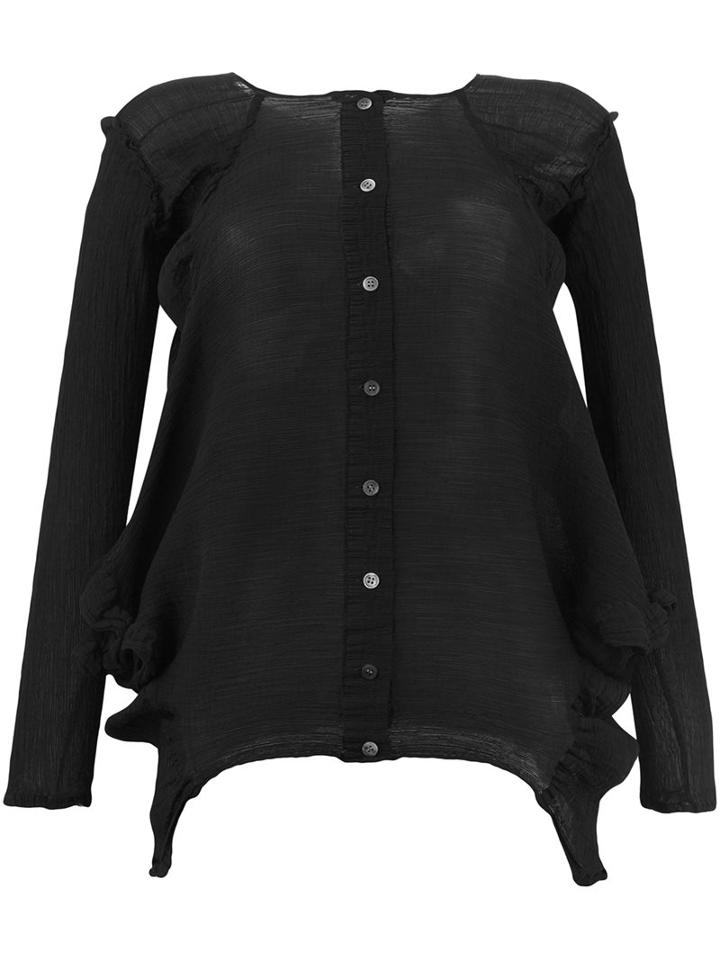 Issey Miyake Cauliflower Round Neck Cardigan