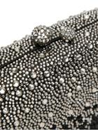 Isla Embellished Clutch - Black