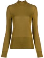 Jacquemus Cut-out Back Detail Sweater - Green