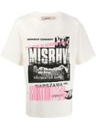 Misbhv Entropy Graphic Print T-shirt - White